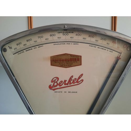 Balance De Boucherie Ancienne Inox