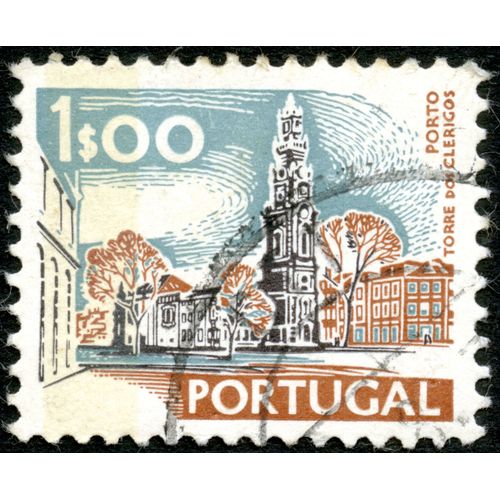 Timbre Non Oblitéré Portugal, Porto Torre Dos Clerigos, 1s00