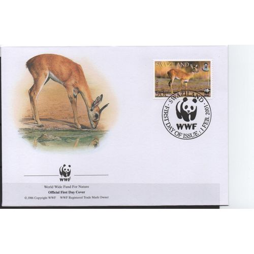 Swaziland Animaux En Voie De Disparition 4 Fdc 2001