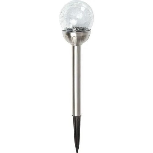 Borne Solaire Led Ophris - Nortene - À Planter - Inox - Multicolore - 8x29cm