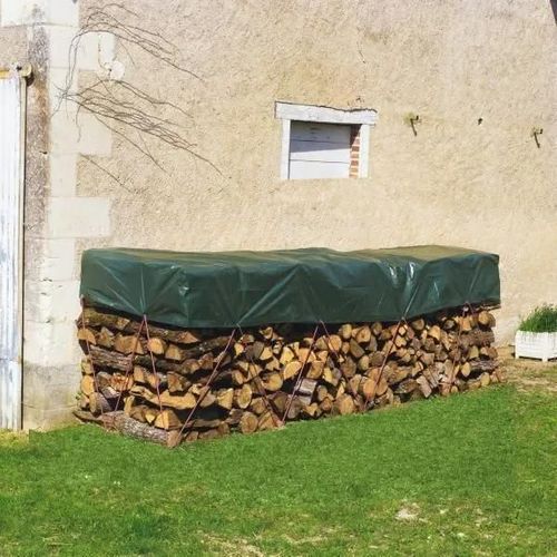 Bâche tas de bois 2 x 8 PROTEX WOOD