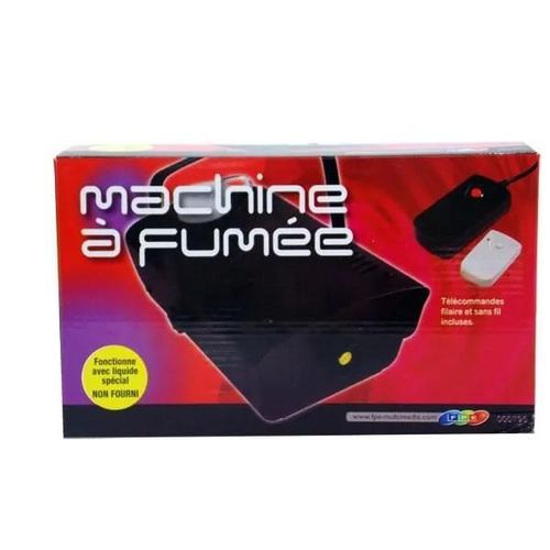 Machine à Fumée - FPE - Modèle Fumigène - Éjection jusqu'à 2.5m - Réservoir 0.5L - Télécommandes incluses