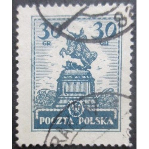 Pologne N°318 Statue Oblitéré