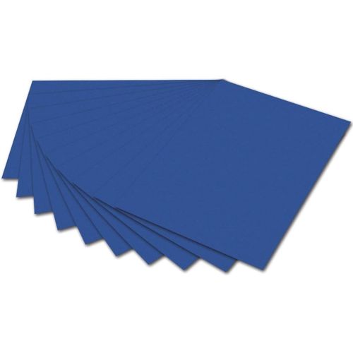 Folia Pack 100 Feuilles Carton Couleur A4 130g Bleu Royal