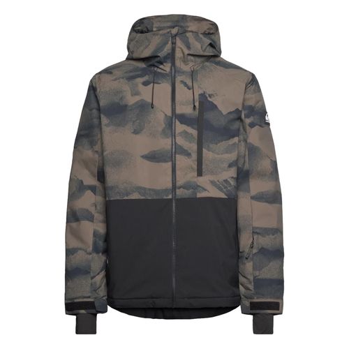 Blouson De Ski Quiksilver Mission Printed Block Jk Noir