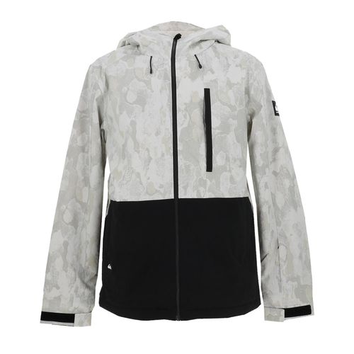 Blouson De Ski Quiksilver Mission Printed Block Jk Gris