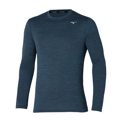 Maillot De Running Mizuno Impulse Core Ls Tee(M) Bleu Nuit