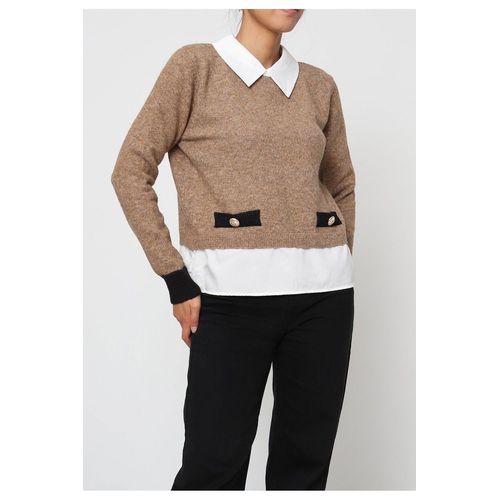 Pull Marron Femme