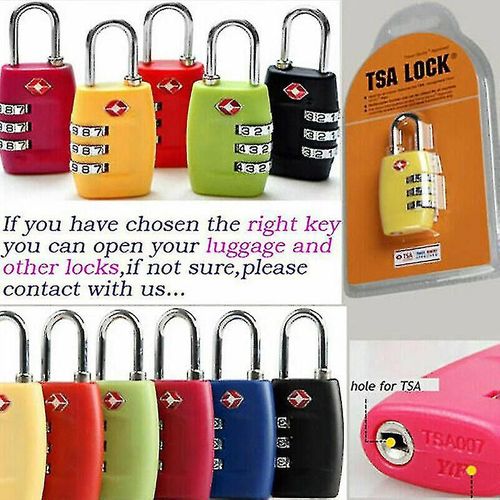 Multifonctionnel Tsa002 007 Sac à clés pour valise à bagages Douanes Tsa Lock Key