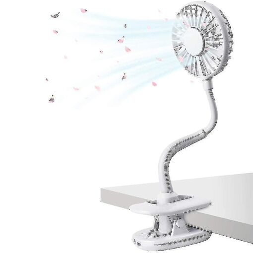 Ventilateur Usb Clip On, Mini Ventilateur Flexible Ventilateurs Éle...