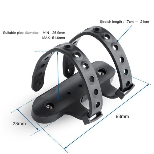 Support D'extension De Bouilloire De Vélo Réglable,Accessoires De Vélo Non Ald,Adaptateur De Conversion De Bouteille De Vélo Pour Bromsilice - Type Kettle Cage Mount