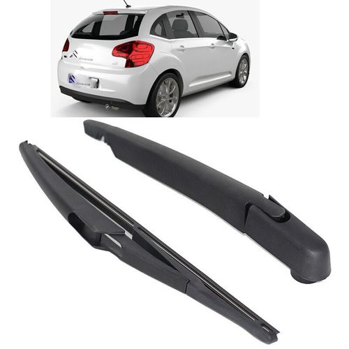 Balai Et Bras D'essuie-Glace De Pare-Brise Arrière 12 '',Pour Citroën C3 Ii Mk2 2009 - 2016,Accessoires De Voiture