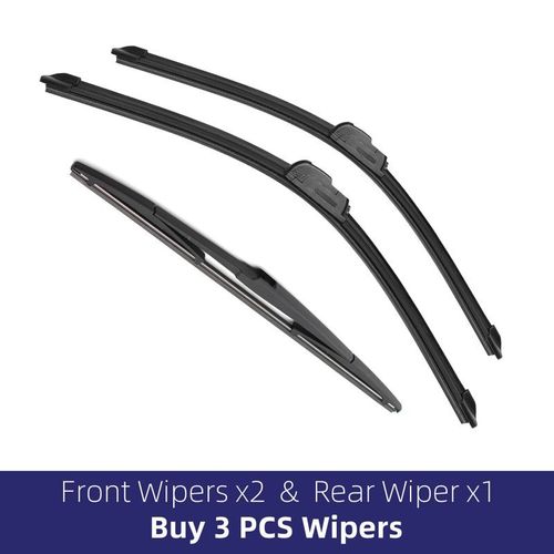 Essuie-Glace Avant Et Arrière En Caoutchouc Souple,Pour Toyota Prado 120 J120 2002 - 2009,Essuie-Glace Pare-Brise De Voiture 22 ""21"" 16 "",2007 2008 - Type 3 Wipers