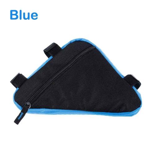 Sac Étanche Pour Guidon De Vélo,Triangle En Poudre,Support De Cadre,Accessoires De Cyclisme - Type Sky Blue