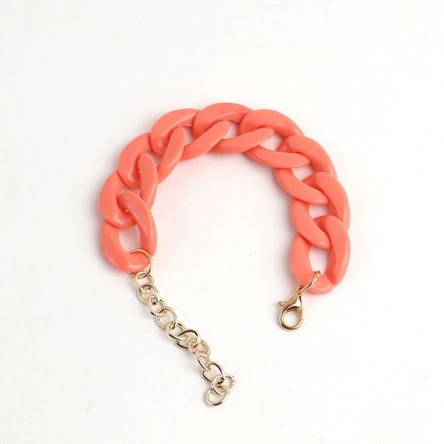 Fishsheep-Bracelets Optiques Acryliques Colorés Pour Hommes Et Femmes,Bracelets À Maillons En Résine Multi-Documents,Bijoux Bohèmes,Mode