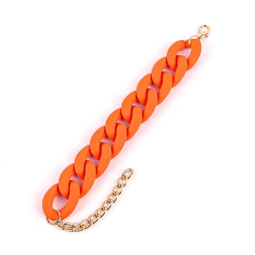 Fishsheep-Bracelet À Maillons Cubains En Acrylique Pour Femmes Et Hommes,Bracelets Optiques Colorés,Bracelets En Résine,Bijoux D'été,Mode