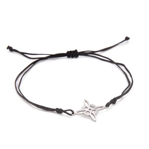 Bracelet En Corde Avec N?ud De Sorcière,En Acier Inoxydable,Breloque,Pendentif Sur La Main,Amulette Wicca,Bijoux,Cadeaux De Noël
