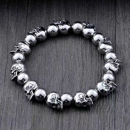 Bracelet Tête De Tigre Dominatrice Pour Homme,Manchette Bête Plaquée Argent,Bijoux De Charme Créatifs