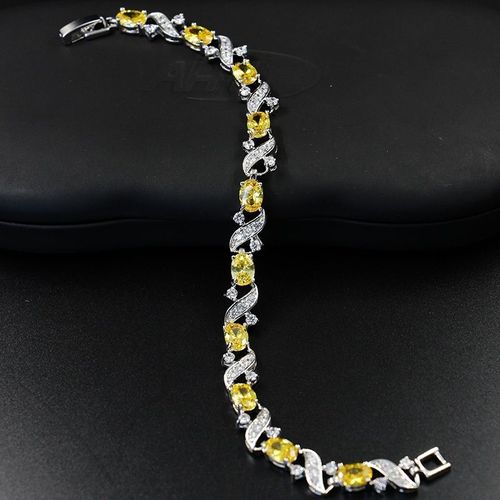 Bracelet À Breloques Tennis En Or Pour Femme,Bracelet En Cuir Chevelu Élégant,Vert Absorbe Ouissant,Cubique,Contre-Indiqué,Cadeau De Bijoux De Fête De Reconstitution Historique