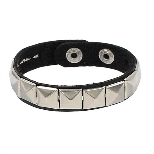 Bracelet En Cuir Unisexe Pour Hommes Et Femmes,Bracelet,Manchette,Goth,Punk,Rock,Halloween,Fête,Faveurs,Accessoires,Années 80