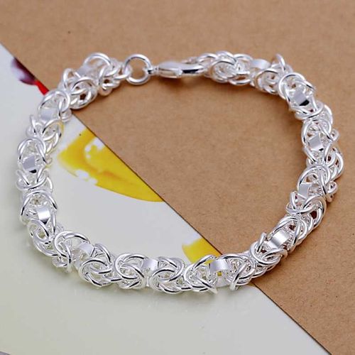 Bracelets Plaqués Argent Timbre Pour Femme,Optique Torsadée,Bijoux De Mariage,Vintage,Tenue De Jour,Ornements De Haute Qualité,925