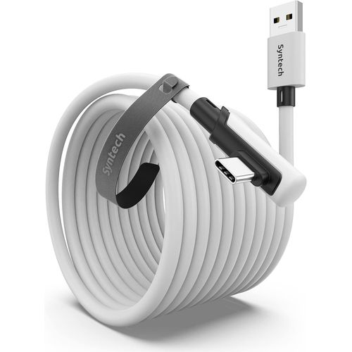 Câble Link 6 Mètres Compatible Avec Oculus/Meta Quest 3s/Quest 3/Quest 2/Pro/Pico 4/Ultra And Pc/Steamvr, Transfert De Données Pc Haute Vitesse, Câble Link Usb 3.0 Pour Casque Vr Et Pc De Jeu