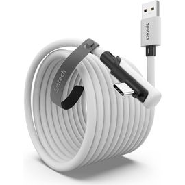 Câble Link 6 Mètres Compatible Avec Oculus/Meta Quest 3s/Quest 3/Quest 2/Pro/Pico 4/Ultra And Pc/Steamvr, Transfert De Données Pc Haute Vitesse, Câble Link Usb 3.0 Pour Casque Vr Et Pc De Jeu