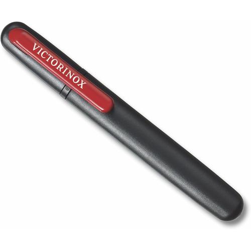 Aiguiseur Couteaux, Swiss Made, Portable, Noir/Rouge