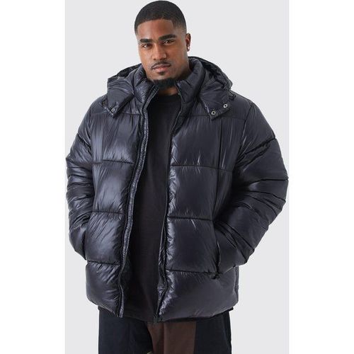 Grande Taille - Doudoune À Empiècement Contrastant Homme - Noir - Xxl, Noir
