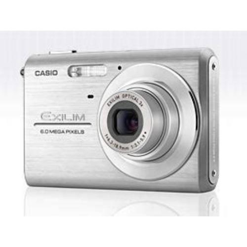 Casio Exilim EX-Z65 Compact 6.0 Mpix SILVER SD mm carte batterie np-20