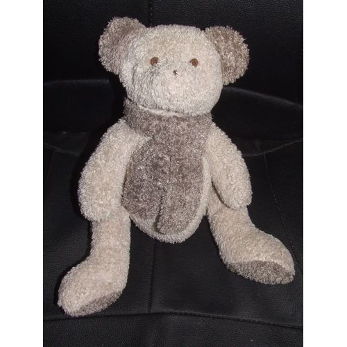 Ours Cyrillus Gris Echarpe 35 Cm