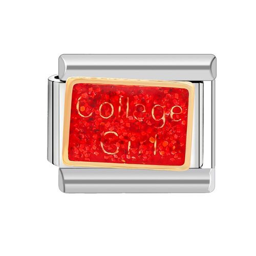 Bracelets À Breloques Italiennes En Acier Inoxydable Pour Fille,Mélange Des Années 80,9mm,
