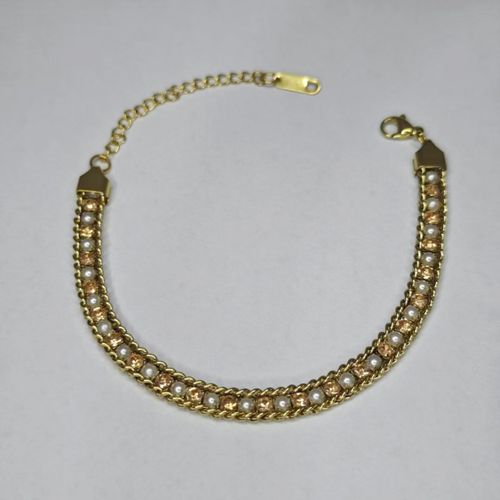 Bracelet En Acier Inoxydable Pour Femme,Bijoux Fantaisie,Argent,Jocontre-Indiqué,Cadeau De Fête