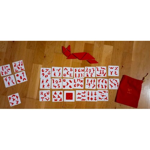 Tangram Magnétique  En Bois Djeco