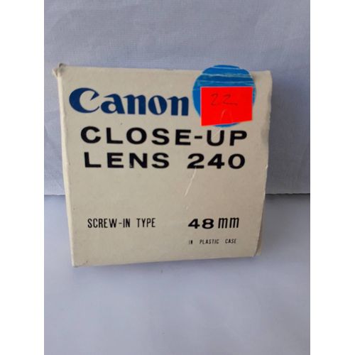CANON CLOSE-UP LENS 240 48mm bonnette vissante