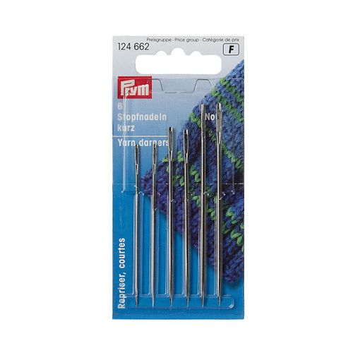 Aiguilles À Repriser Courtes X 6 - Prym Bleu