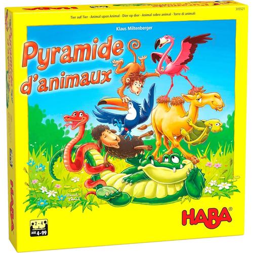 Pyramide D¿Animaux - Jeu D'adresse En Bois - Jeu De Société Enfants - 4 Ans Et Plus - Réf 305521