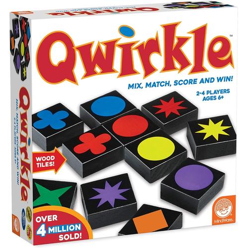 Qwirkle Uk Edition (New) , Board Game , Ages 5+ , 2-4 Players , 45 Minutes Playing Time