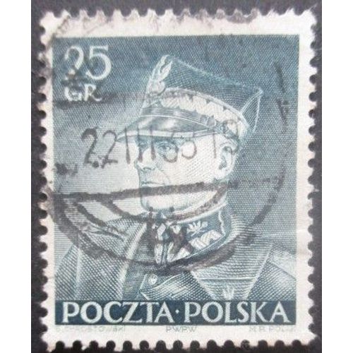 Pologne N°395 Maréchal E. Smigly-Rydz Oblitéré