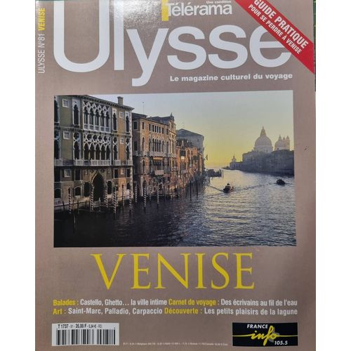 Ulysse N° 81 - Magazine Culturel Du Voyage - Venise - 2001