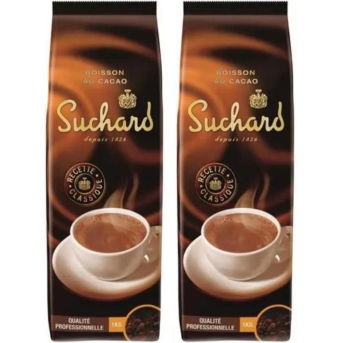 2 Préparations Suchard Qualité Professionnelle Boisson Chocolat - Recette Classique - 1 Kg