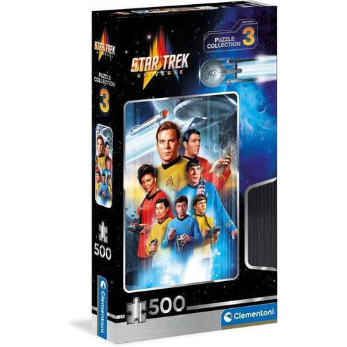 Star Trek - Film Culte - Puzzle De Collection De 500 Pièces - Jeu De Patience Et De Réflexion - Format Portrait - Image Net - 49 X 36 Cm - À Partir De 14 Ans