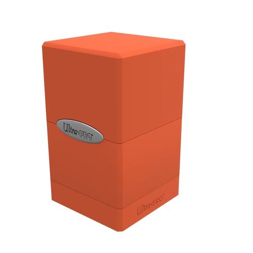 Ultra Pro - Deck Box Tour En Satin - Orange Citrouille