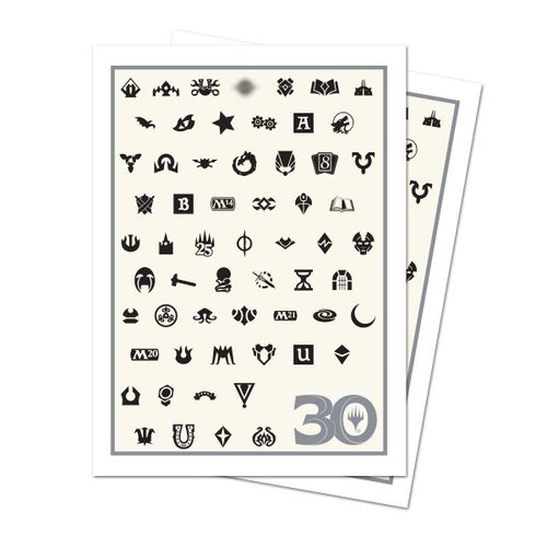Ultra Pro - Magic - The Gathering - Sachet De 105 Apex Protèges Cartes Standard - 30ème Anniversaire (63 X 89 Mm)