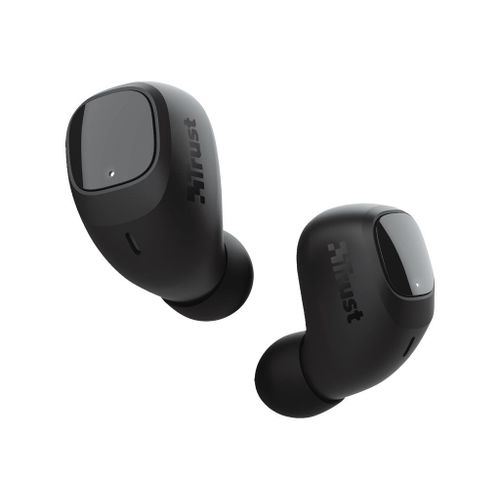Trust Nika Compact - Écouteurs sans fil avec micro - intra-auriculaire - Bluetooth - noir