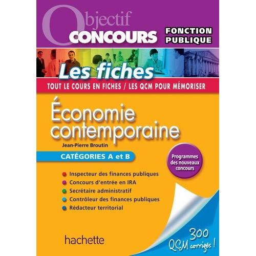 Economie Contemporaine - Catégories A Et B