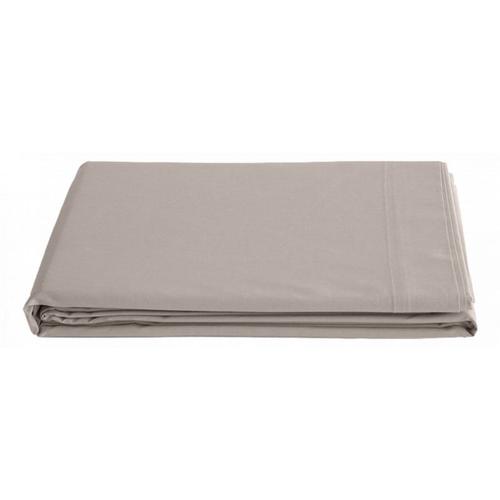 Drap Plat Percale Pur Coton Peigné Longues Fibres 80 Fils/Cm² Vent Du Sud