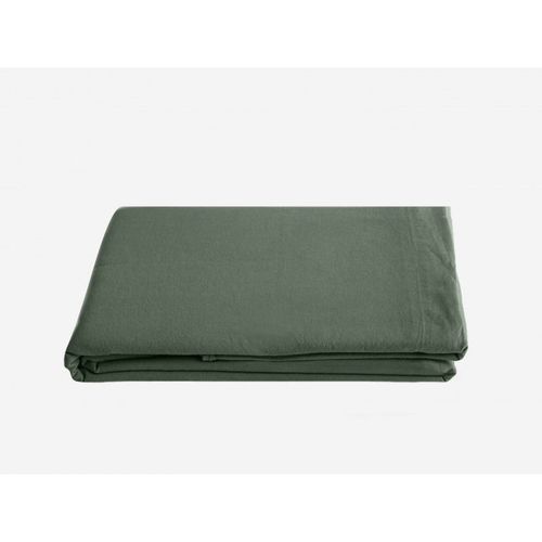 Drap Plat Palace Pur Coton Teint Lavé, 63 Fils/Cm² Vent Du Sud