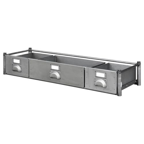 Module 3 tiroirs (1 demi + 2 petits)- 1200 x 400 x h. 190 mm 14 kg