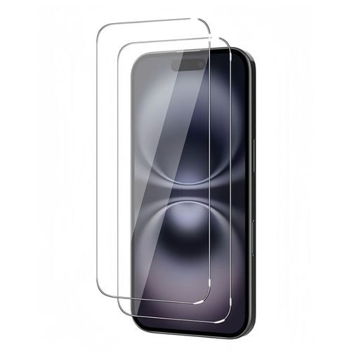 Hqselection® Lot De 2 Verre Trempé Pour Iphone 16 (6,1 Pouces).Film De Protection D'écran Transparent - Anti Rayures - Ultra Résistant Dureté 9h